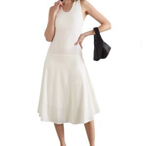 THE LINE BY K Cian Cutout A-Line Dress in white M